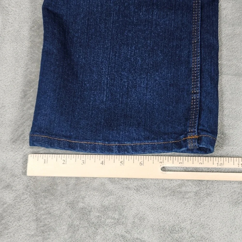 Origin‎ USA Boot Jeans Mens 36x28 Dark Wash Blue Regular Fit Bootcut Denim Pants